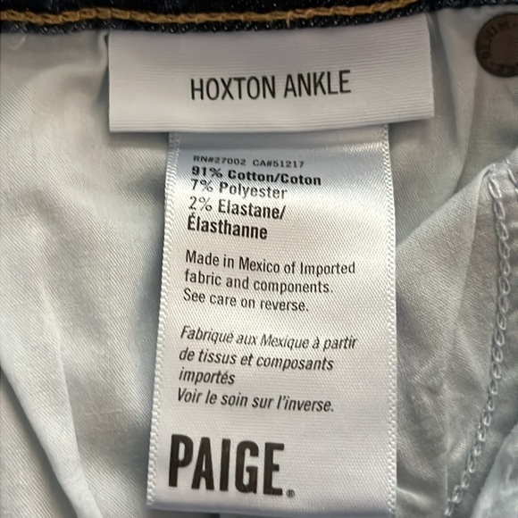 Paige Hoxton Ankle Mid Rise Size 28 - Picture 11 of 16